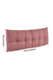 Living and Home Cozy Upholstered Headboard Pillow in Pink - Size: Medium - thumbnail 8