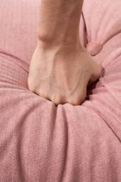 Living and Home Cozy Upholstered Headboard Pillow in Pink - Size: Medium - thumbnail 6