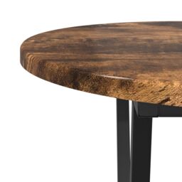Berkfield Home Coffee Table in Smoked Oak - 80x40x40.5 cm, Made from Engineered Wood & Metal in Brown - Size: 80x40x40.5 cm - thumbnail 6