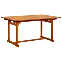 Berkfield Home 7 Piece Garden Dining Set Solid Wood Acacia in Brown - thumbnail 6