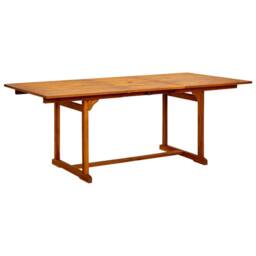 Berkfield Home 7 Piece Garden Dining Set Solid Wood Acacia in Brown - thumbnail 4