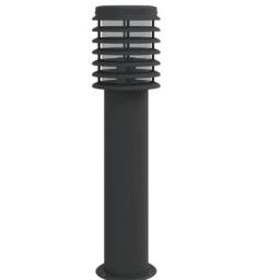 Berkfield Home Outdoor Floor Lamps with Outlet 3pcs Black 60 cm Stainless Steel - thumbnail 4