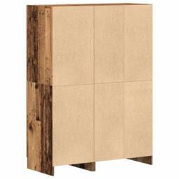 Berkfield Home 2 Piece Kitchen Cabinet Set Old Wood Engineered Wood in Brown - thumbnail 9