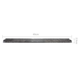 Berkfield Home Table Top Black Ã˜40x2.5 cm Marble - Size: 40x2.5 cm - thumbnail 6