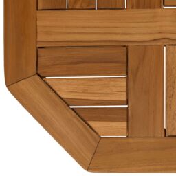 Berkfield Home Table Top 40x40x2.5 cm Octagonal Solid Wood Teak in Brown - thumbnail 6