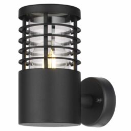 First Choice Lighting Set of 2 Bloom - Black IP44 Outdoor Wall Lights - thumbnail 2