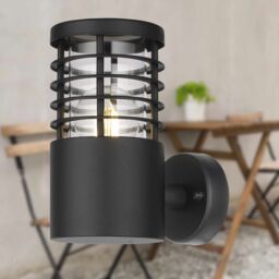 First Choice Lighting Set of 2 Bloom - Black IP44 Outdoor Wall Lights - thumbnail 5