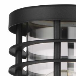 First Choice Lighting Set of 2 Bloom - Black IP44 Outdoor Wall Lights - thumbnail 3