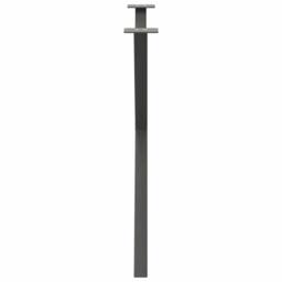 Berkfield Home Dining Table Legs X-Shaped 2 pcs Anthracite 90x(72-73) cm Steel in Black - thumbnail 6