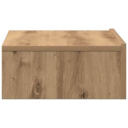 Berkfield Home Bedside Cabinet Artisan Oak 60x35 cm Engineered Wood in Brown - thumbnail 8