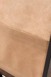 C‑Shaped Side Table with Storage Pouch in Walnut - thumbnail 6