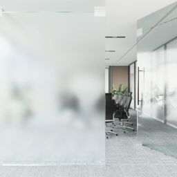 Berkfield Home Window Films Frosted Transparent Grey PVC in Black - thumbnail 4