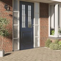 Berkfield Home Window Films Frosted Transparent Grey PVC in Black