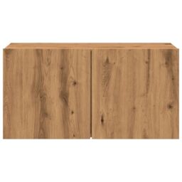Berkfield Home TV Cabinet Wall-mounted Artisian Oak 80x30x41 cm in Brown - Size: 80 x 30 x 41 cm - thumbnail 5