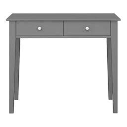 KORVIXA Satin Grey Painted 2 Drawer Dressing table - Size: 100 cm - thumbnail 5