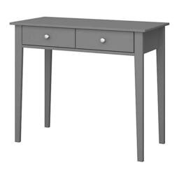 KORVIXA Satin Grey Painted 2 Drawer Dressing table - Size: 100 cm - thumbnail 4