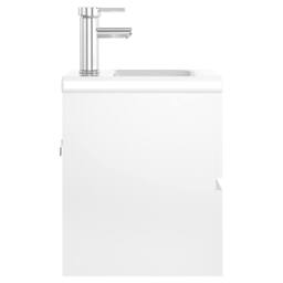 Berkfield Home Sink Cabinet with Built-in Basin White Engineered Wood - thumbnail 5