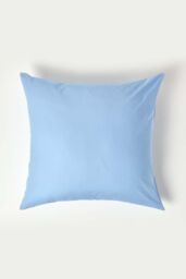 Homescapes Continental Egyptian Cotton Pillowcase 200 TC, 80 x 80 cm in Blue - thumbnail 1