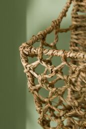 Dibor Traditional 3 Tier Wall Mounted Book or Magazine Basket Rack in Natural - thumbnail 5