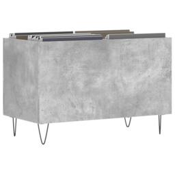 Berkfield Home Record Cabinet Concrete Grey 74.5x38x48 cm Engineered Wood