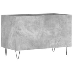 Berkfield Home Record Cabinet Concrete Grey 74.5x38x48 cm Engineered Wood - thumbnail 6