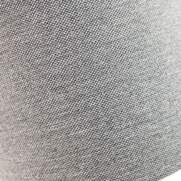 Happy Homewares Modern & Sleek Light Ash Grey Linen Fabric Drum Lamp Shade - Size: 12 inches - thumbnail 3