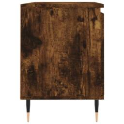 Berkfield Home TV Cabinet Smoked Oak 104x35x50 cm Engineered Wood in Brown - Size: 104 x 35 x 50 cm - thumbnail 7