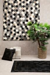 Orsina Safira Grey Pouffe - thumbnail 3