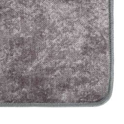 Berkfield Home Rug Washable Grey 400x300 cm Anti Slip - Size: 100 cm diameter - thumbnail 1