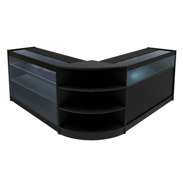 Monstershop Demeter LED Shop Counter Set K1200, B1200 & LM60 - Black - image 1