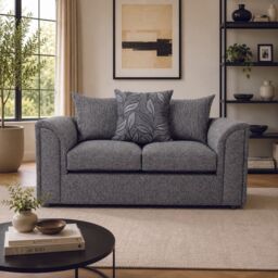 Furnishings For Less UK Byron Dundee Chenille Fabric Sofa Set 3 & 2 Seater sofa Grey or Light Grey - thumbnail 6