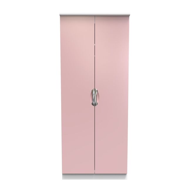 Ready Assembled 2 U Holborn 2 Door Wardrobe (Ready Assembled) in Dusty Pink - image 1