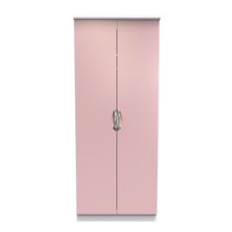 Ready Assembled 2 U Holborn 2 Door Wardrobe (Ready Assembled) in Dusty Pink - thumbnail 1