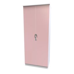 Ready Assembled 2 U Holborn 2 Door Wardrobe (Ready Assembled) in Dusty Pink - thumbnail 3