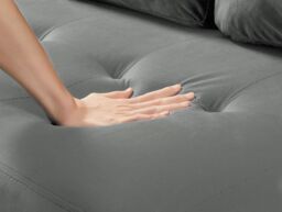 FURNITURE ONE L-shaped corner Sofa Bed with Storage, Padded Sectional Sofa Reversible Storage in Grey - Size: 1 Pack - thumbnail 5