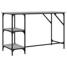 Berkfield Home Desk Grey Sonoma 120x50x75 cm Metal & Engineered Wood - Size: 120 x 50 x 75 cm - thumbnail 7