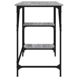 Berkfield Home Desk Grey Sonoma 120x50x75 cm Metal & Engineered Wood - Size: 120 x 50 x 75 cm - thumbnail 6