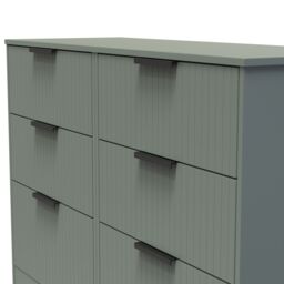 Ready Assembled 2 U Denver 6 Drawer Wide Chest (Ready Assembled) in Pale Green - thumbnail 5