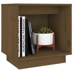 Berkfield Home Bedside Cabinets 2 pcs Honey Brown 40x30x40 cm Solid Wood Pine - Size: 40 x 30 x 40 cm - thumbnail 4