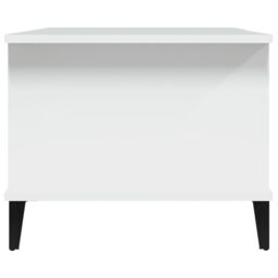 Berkfield Home Coffee Table White 90x50x40 cm Engineered Wood - Size: 90 x 50 x 40 cm - thumbnail 4