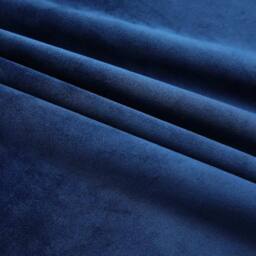Berkfield Home Blackout Curtains 2 pcs with Hooks Velvet Dark Blue 140x225 cm - thumbnail 3