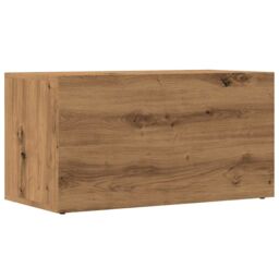 Berkfield Home LP Storage Box Artisan Oak 69.5x34x36 cm Engineered Wood in Brown - thumbnail 6