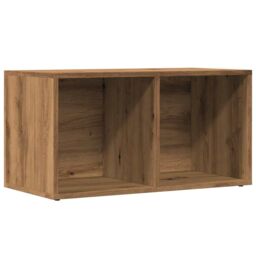 Berkfield Home LP Storage Box Artisan Oak 69.5x34x36 cm Engineered Wood in Brown - thumbnail 2