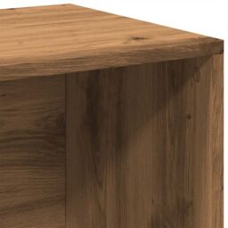 Berkfield Home LP Storage Box Artisan Oak 69.5x34x36 cm Engineered Wood in Brown - thumbnail 8