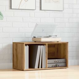Berkfield Home LP Storage Box Artisan Oak 69.5x34x36 cm Engineered Wood in Brown - thumbnail 3