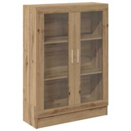 Berkfield Home Classic Book Cabinet Artisan Oak 82.5x30.5x115 cm Engineered Wood in Brown - thumbnail 3