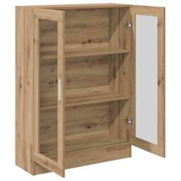 Berkfield Home Classic Book Cabinet Artisan Oak 82.5x30.5x115 cm Engineered Wood in Brown - thumbnail 8