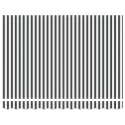 Berkfield Home Awning Replacement Fabric for 2.5x2 m Frame in Anthracite & White - thumbnail 5