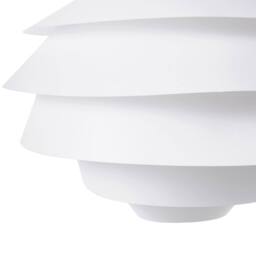 Wyld and Coco Pendant Lamp White Plastic Globe Mid-Century Ceiling Light - thumbnail 5