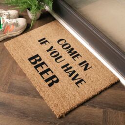 Artsy Mats Come In If You Have Doormat Man Cave in Black - Size: 40 cm x 60 cm - thumbnail 3